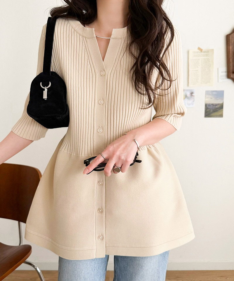 【 クラシカルエルフ classical elf 】 ニット レディース 半袖 トップス ペプラム 着痩せ 華やぎ | classicalelf | 04