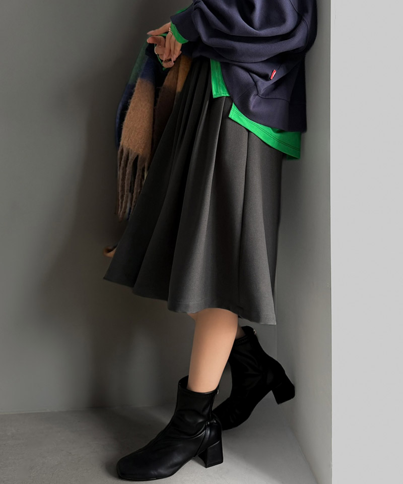 優雅なシルエット、足元軽やかに。タックフレアキュロットパンツ（ひざ丈） Classical Elf クラシカルエルフ ce1070250 | classicalelf | 16