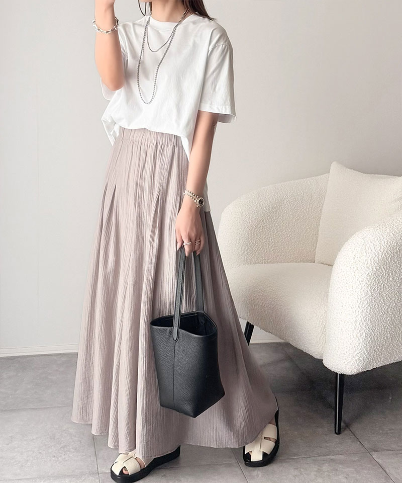 【 クラシカルエルフ classical elf 】イージーパンツ レディース ボトムス パンツ スカート見え さらり シアー ワッシャー スカンツ ガウチョ | classicalelf | 11