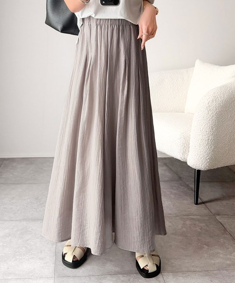 【 クラシカルエルフ classical elf 】イージーパンツ レディース ボトムス パンツ スカート見え さらり シアー ワッシャー スカンツ ガウチョ | classicalelf | 12