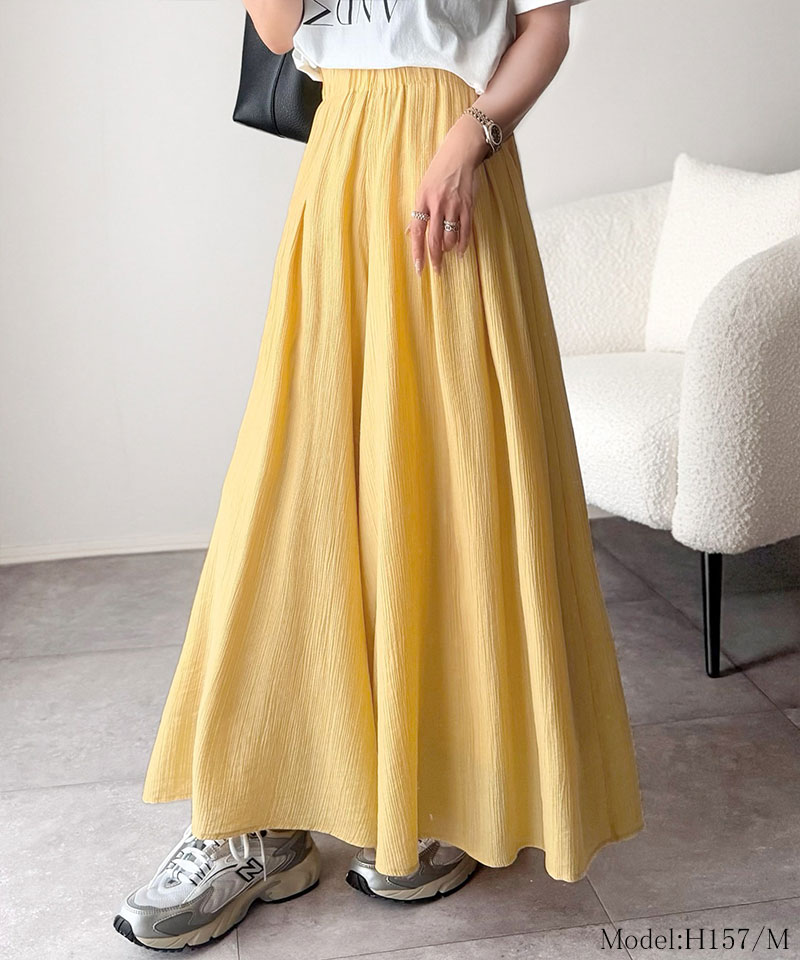 【 クラシカルエルフ classical elf 】イージーパンツ レディース ボトムス パンツ スカート見え さらり シアー ワッシャー スカンツ ガウチョ | classicalelf | 13