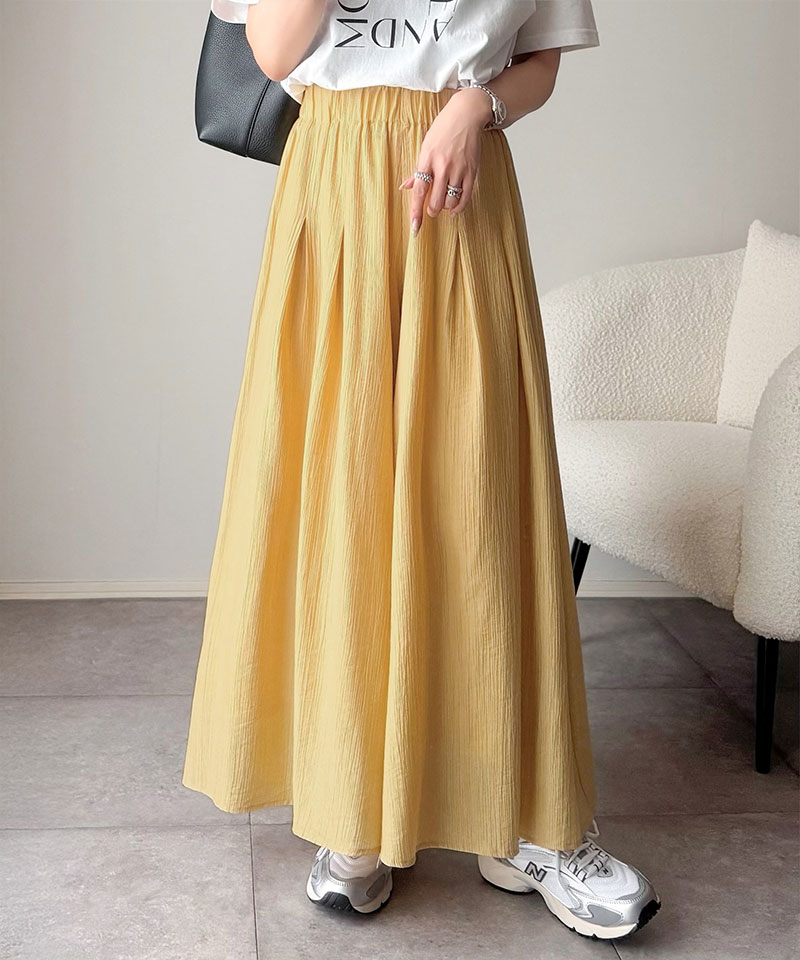 【 クラシカルエルフ classical elf 】イージーパンツ レディース ボトムス パンツ スカート見え さらり シアー ワッシャー スカンツ ガウチョ | classicalelf | 14