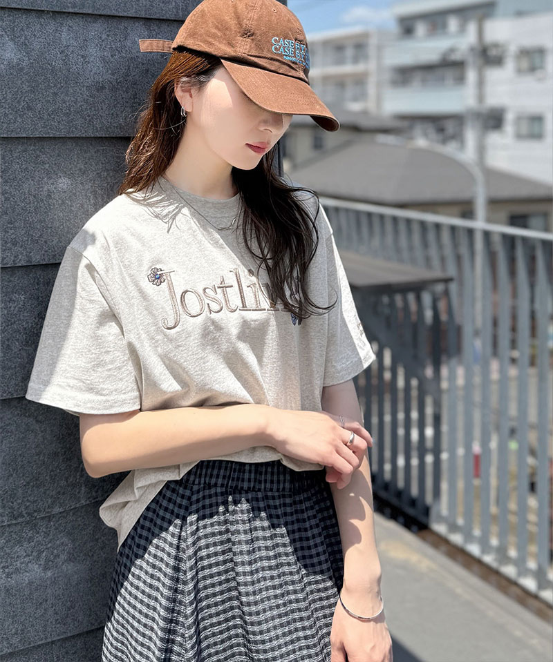 ナチュラルな中に、さりげない華。綿100％ロゴ×フラワー刺繍ビッグTシャツ（半袖） Classical Elf クラシカルエルフ ce1260485 | classicalelf | 10