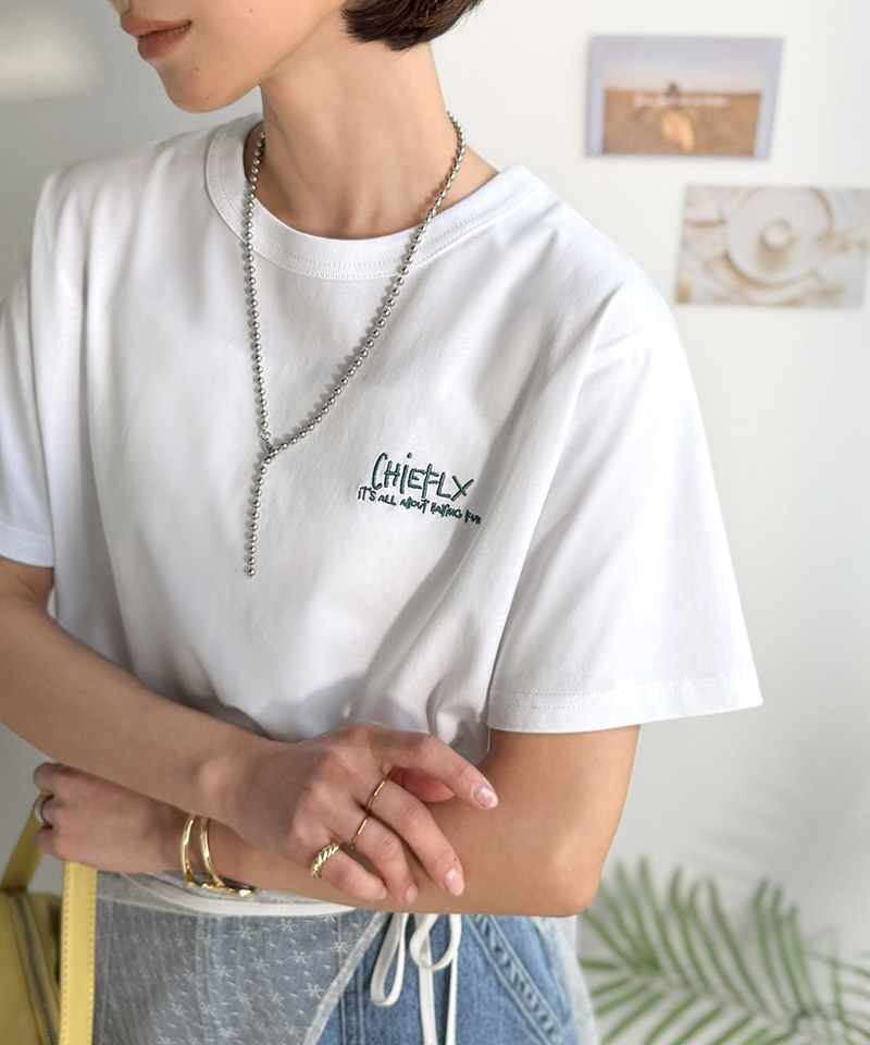 【接触冷感機能付き】コインランドリーバック刺繍Tシャツ Classical Elf クラシカルエルフ ce1260549 | classicalelf | 06