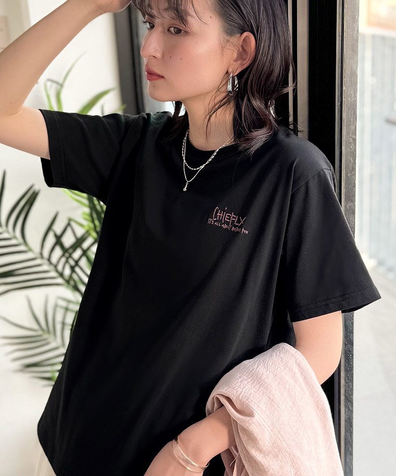 【接触冷感機能付き】コインランドリーバック刺繍Tシャツ Classical Elf クラシカルエルフ ce1260549 | classicalelf | 08