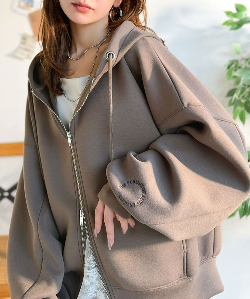 【 クラシカルエルフ classical elf 】 パーカー レディース おしゃれ トップス クロップド ワイド | classicalelf | 09