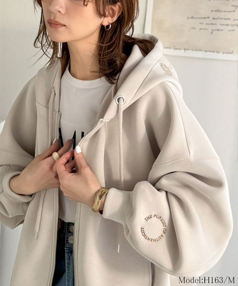 【 クラシカルエルフ classical elf 】 パーカー レディース おしゃれ トップス クロップド ワイド | classicalelf | 12