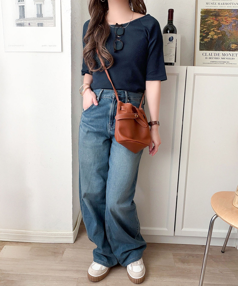 【 クラシカルエルフ classical elf 】 5分袖 レディース Tシャツ カットソー クルーネック ラグラン | classicalelf | 14