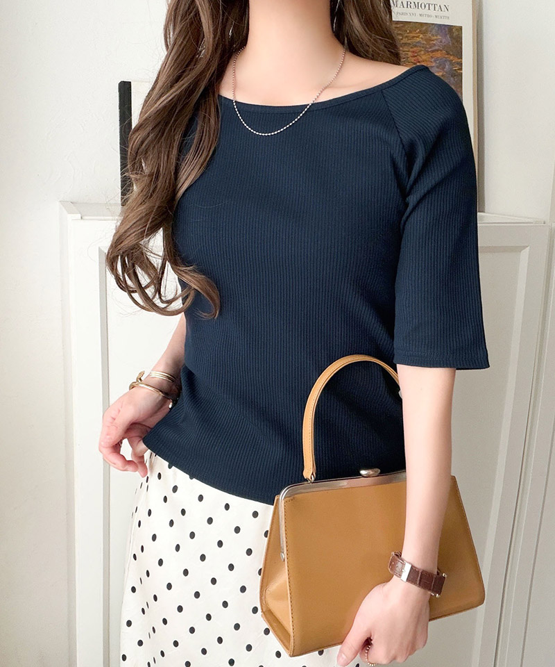 【 クラシカルエルフ classical elf 】 5分袖 レディース Tシャツ カットソー クルーネック ラグラン | classicalelf | 15