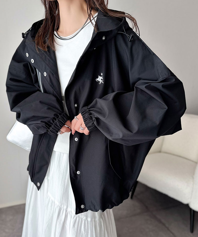 【 クラシカルエルフ classical elf 】 マウンテンパーカー レディース 春 アウター ボリュームスリーブ ショート丈 マウンパ ビッグシルエット | classicalelf | 07