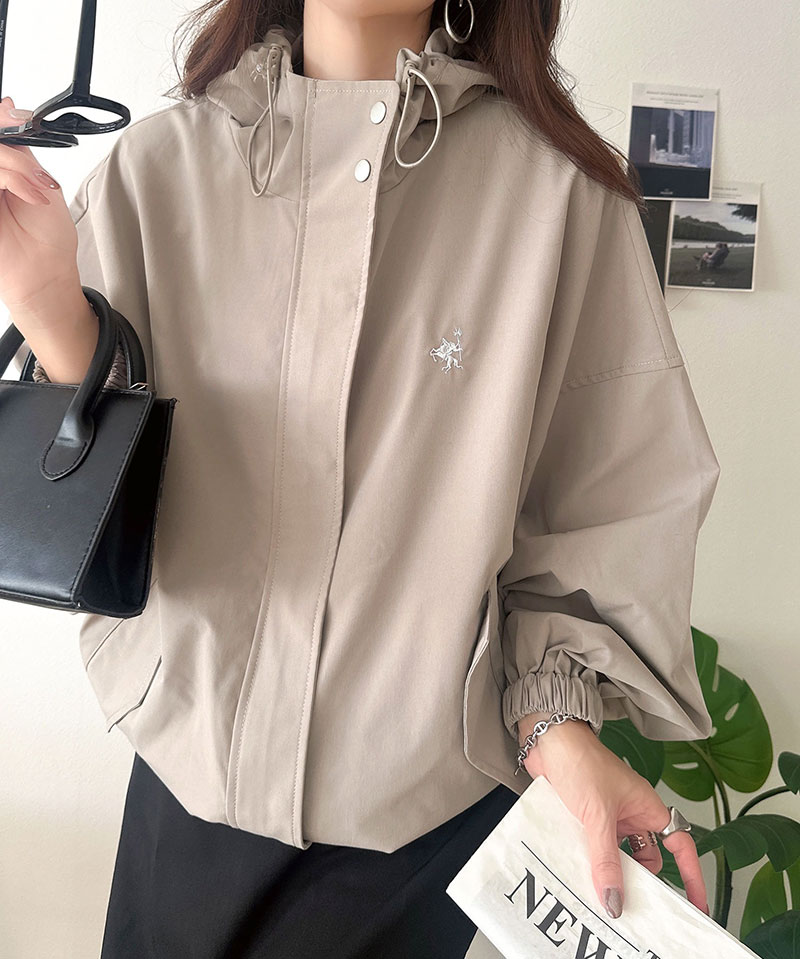 【 クラシカルエルフ classical elf 】 マウンテンパーカー レディース 春 アウター ボリュームスリーブ ショート丈 マウンパ ビッグシルエット | classicalelf | 12