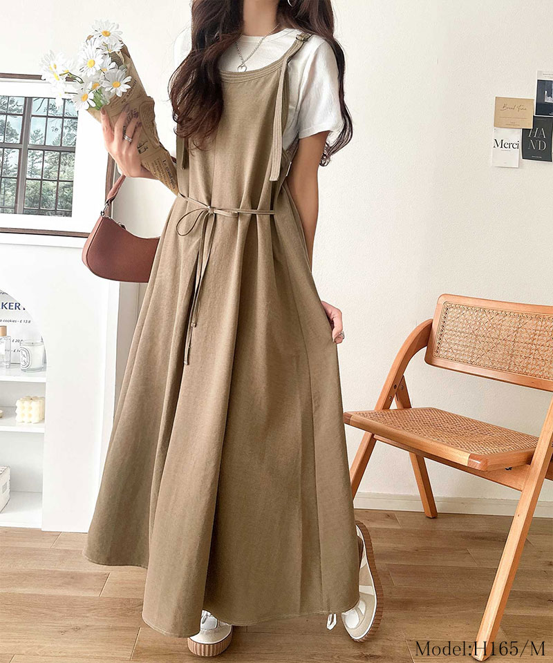 【 クラシカルエルフ classical elf 】【UVカット・防シワ・吸水速乾・接触冷感機能付き】ワンピース レディース 配色 ステッチ フロントタック | classicalelf | 10