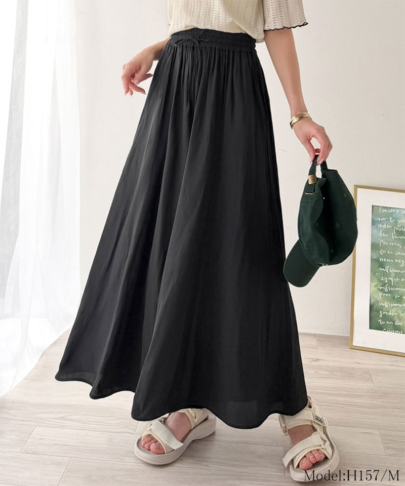 【 クラシカルエルフ classical elf 】【吸水速乾機能・接触冷感機能付き】ボトムス パンツ レディース さらっと快適 ボリューム イージー | classicalelf | 02