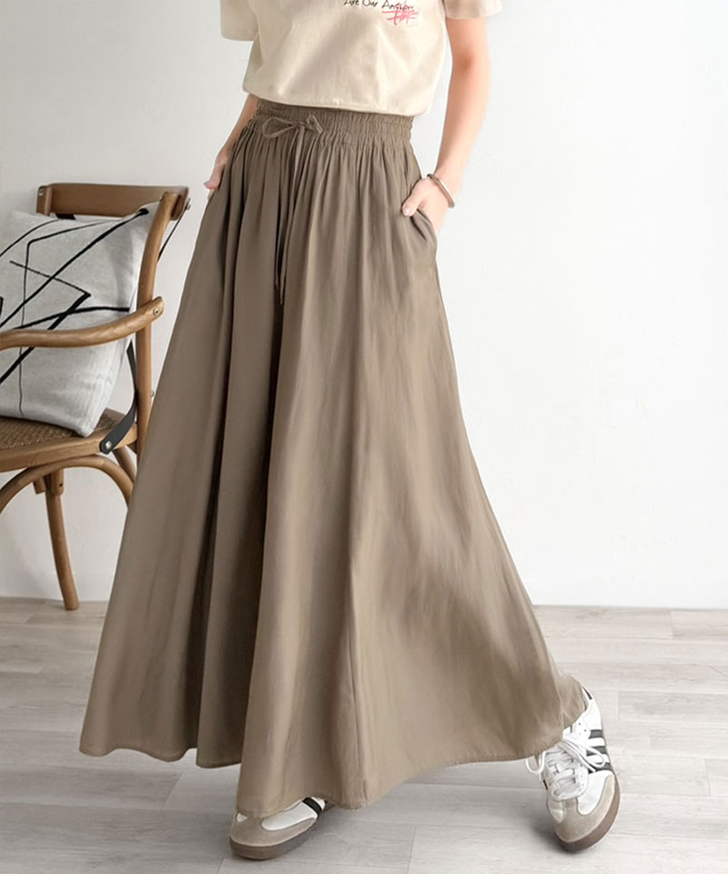 【 クラシカルエルフ classical elf 】【吸水速乾機能・接触冷感機能付き】ボトムス パンツ レディース さらっと快適 ボリューム イージー | classicalelf | 09