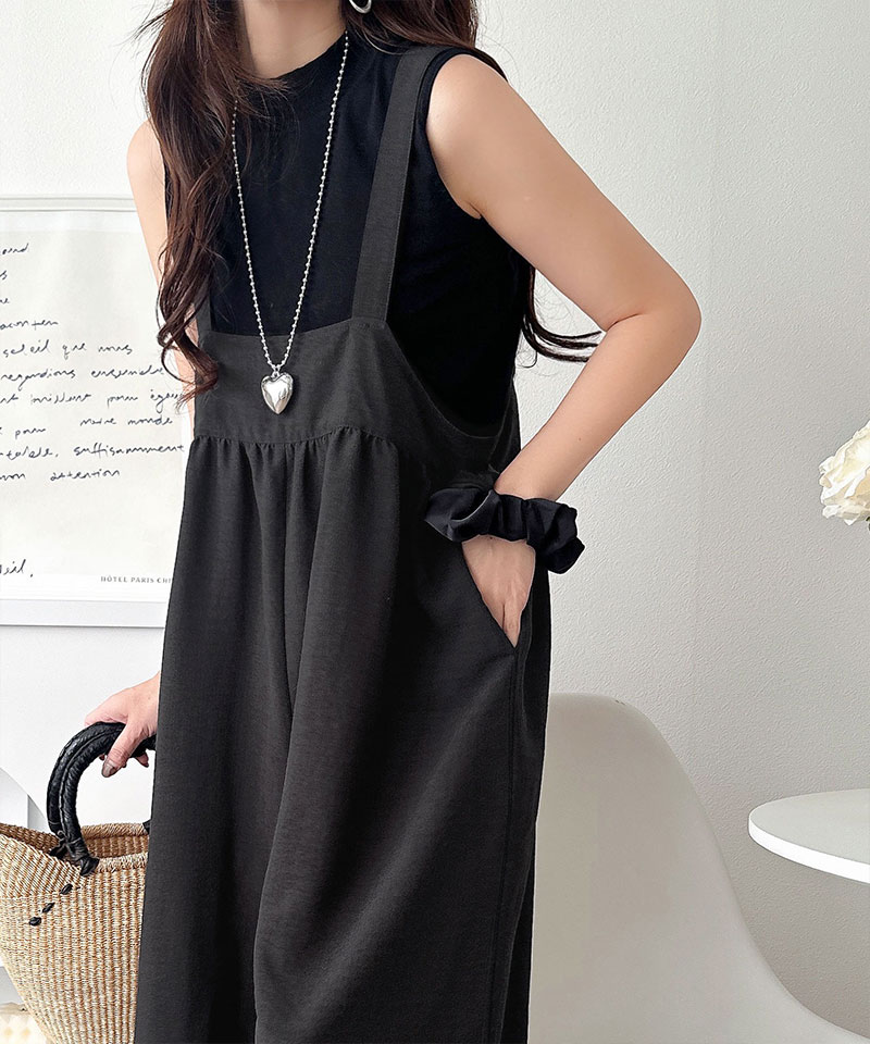 【 クラシカルエルフ classical elf 】 【接触冷感・吸水速乾・UVカット・防シワ機能付き】オールインワン サロペット レディース前後 2way | classicalelf | 03