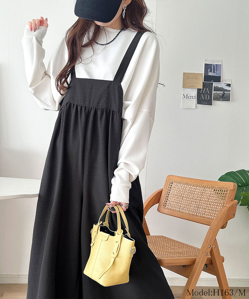 【 クラシカルエルフ classical elf 】 【接触冷感・吸水速乾・UVカット・防シワ機能付き】オールインワン サロペット レディース前後 2way | classicalelf | 07