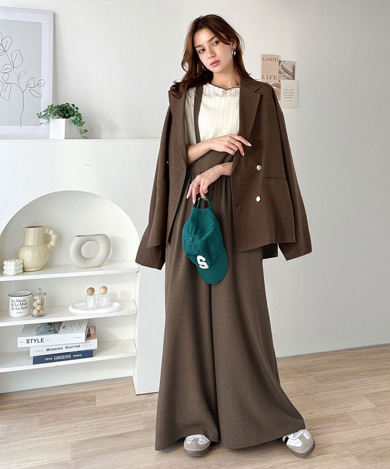 【 クラシカルエルフ classical elf 】 【接触冷感・吸水速乾・UVカット・防シワ機能付き】オールインワン サロペット レディース前後 2way | classicalelf | 15