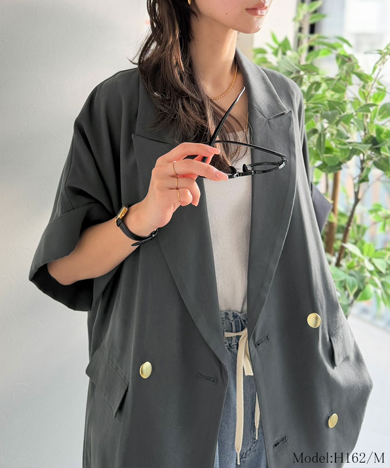 【 クラシカルエルフ classical elf 】アウター ジャケット レディース ショートスリーブ オーバーサイズ JK 半袖 大きいサイズ 春 夏 2026ss | classicalelf | 10