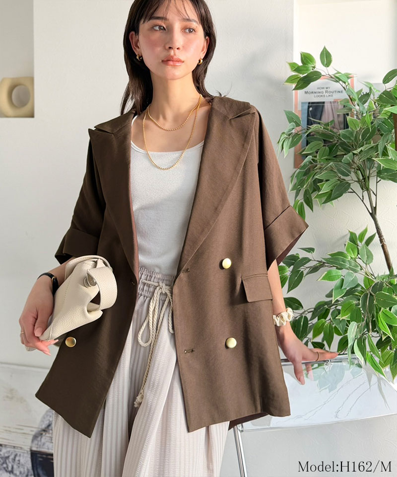 【 クラシカルエルフ classical elf 】アウター ジャケット レディース ショートスリーブ オーバーサイズ JK 半袖 大きいサイズ 春 夏 2026ss | classicalelf | 13