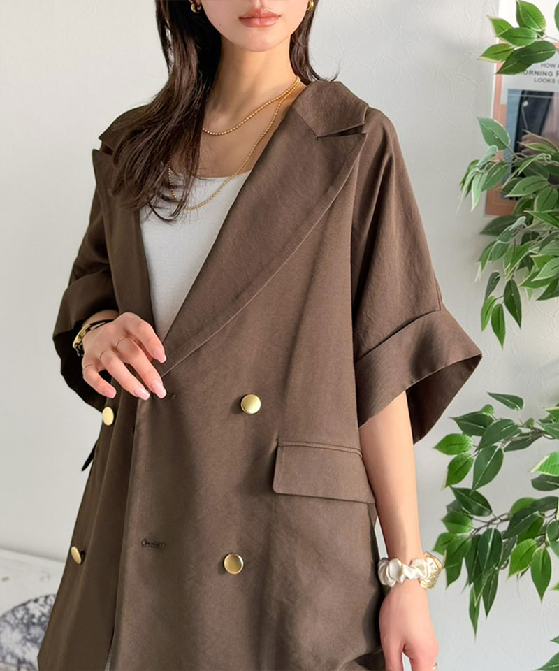 【 クラシカルエルフ classical elf 】アウター ジャケット レディース ショートスリーブ オーバーサイズ JK 半袖 大きいサイズ 春 夏 2026ss | classicalelf | 14