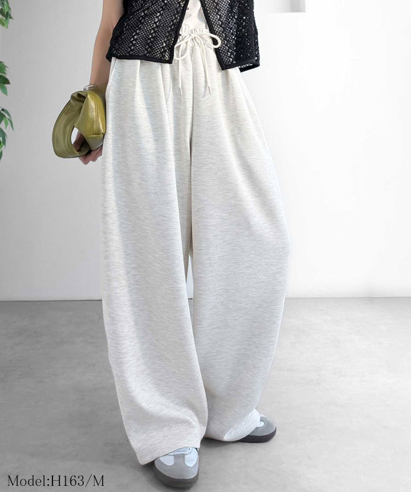 【 クラシカルエルフ classical elf 】 ボトムス パンツ レディース オーバーサイズ ２タック イージーパンツ ワイド ダンボール素材 お洒落 | classicalelf | 09