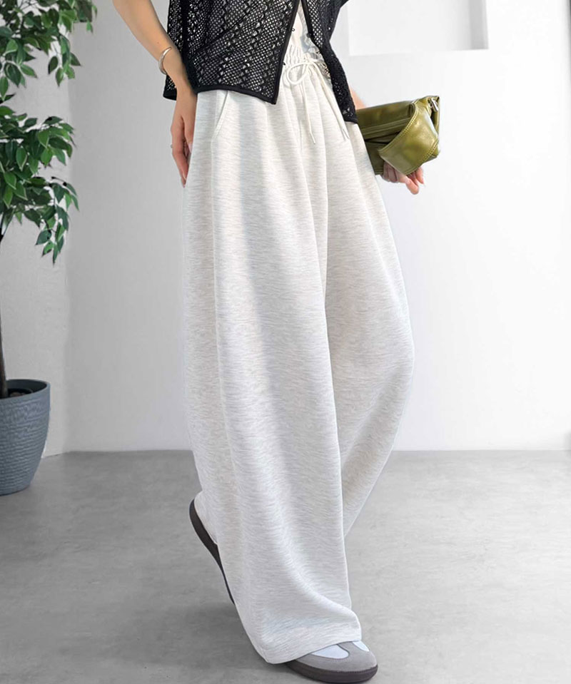 【 クラシカルエルフ classical elf 】 ボトムス パンツ レディース オーバーサイズ ２タック イージーパンツ ワイド ダンボール素材 お洒落 | classicalelf | 10