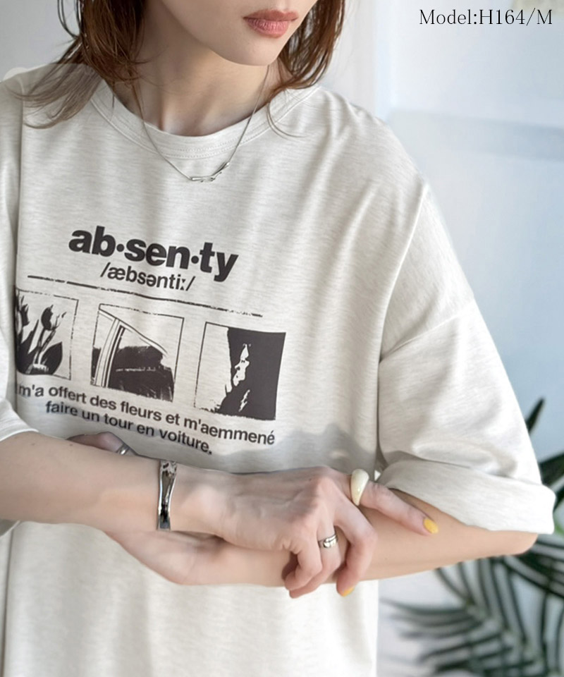 【 クラシカルエルフ classical elf 】 tシャツ レディース 半袖 トップス カットソー フォトグラフィック オーバーサイズ モノクロ フォトプリント | classicalelf | 12