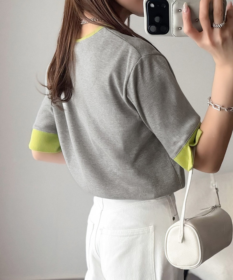 【 クラシカルエルフ classical elf 】 Tシャツ レディース 半袖 カットソー ヘンリーネック テレコ素材 | classicalelf | 08