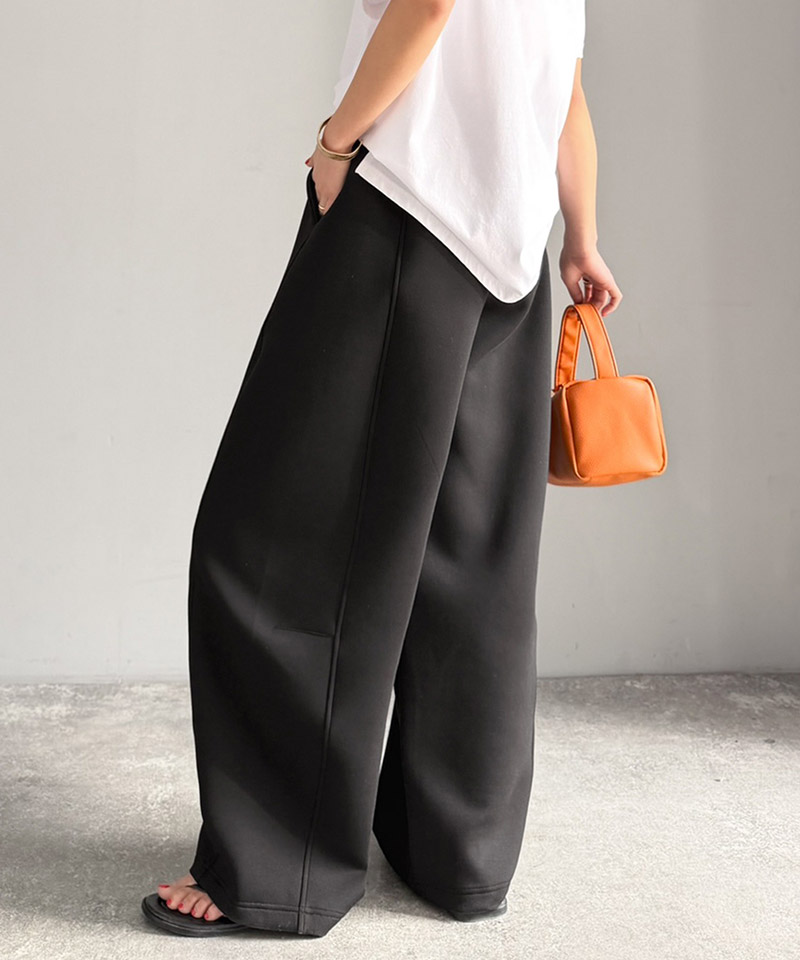 【 クラシカルエルフ classical elf 】スウェットパンツ レディース ボトムス パンツ カーブパンツ スウェット ダンボール素材 リラックス | classicalelf | 03