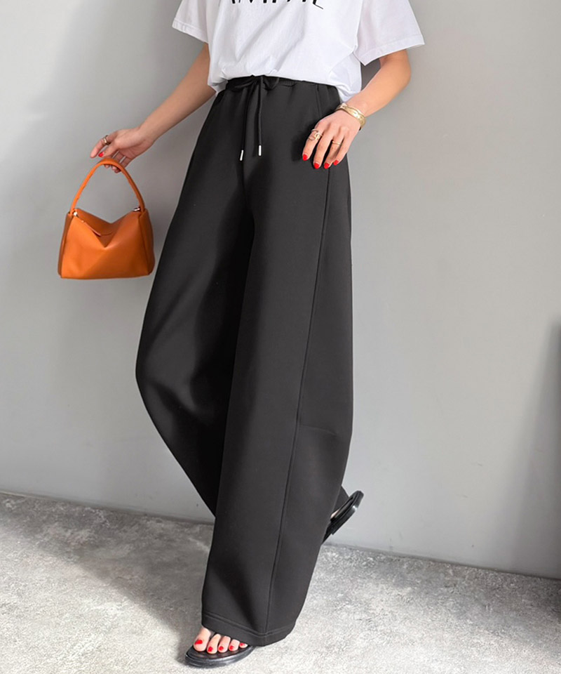 【 クラシカルエルフ classical elf 】スウェットパンツ レディース ボトムス パンツ カーブパンツ スウェット ダンボール素材 リラックス | classicalelf | 05