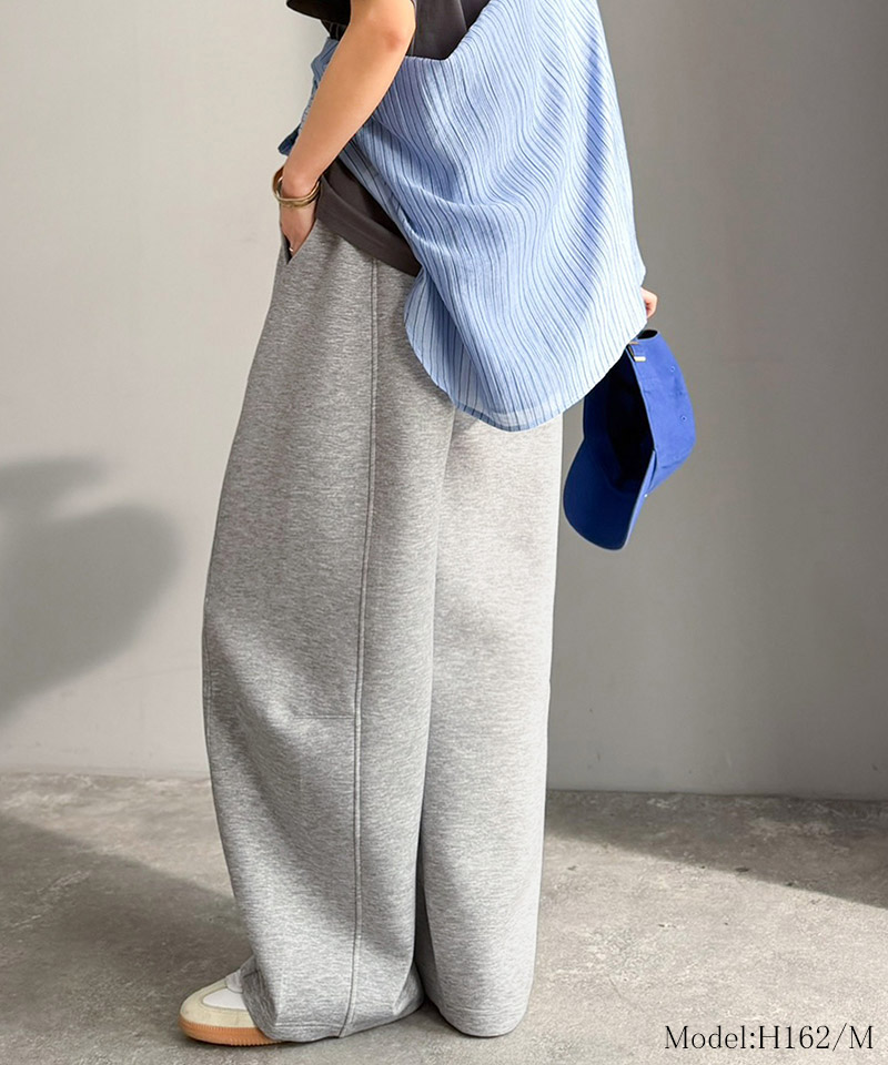 【 クラシカルエルフ classical elf 】スウェットパンツ レディース ボトムス パンツ カーブパンツ スウェット ダンボール素材 リラックス | classicalelf | 07