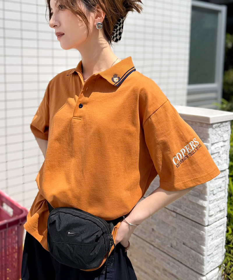 レトロ可愛いスタイルに。綿100％とび刺繍ポロシャツ（半袖） Classical Elf クラシカルエルフ ce1330100 | classicalelf | 16