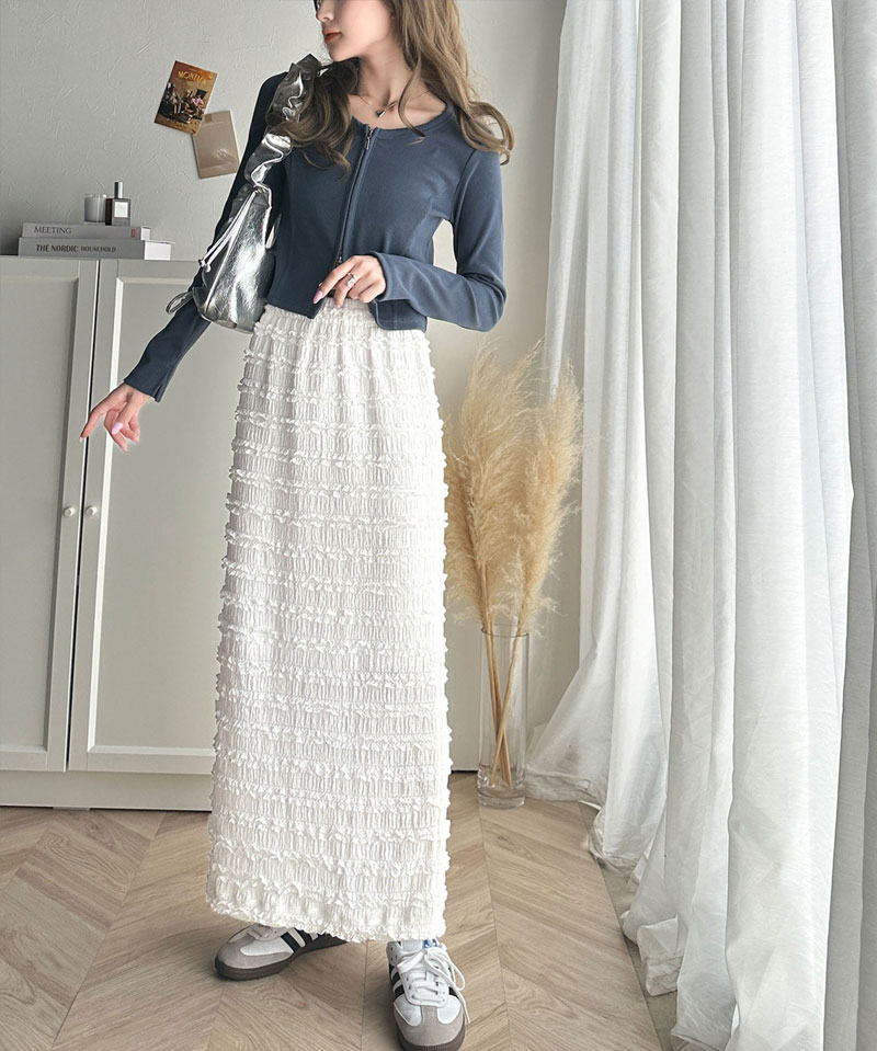 classicalelf ボトムス スカート レディース ジャガード レース