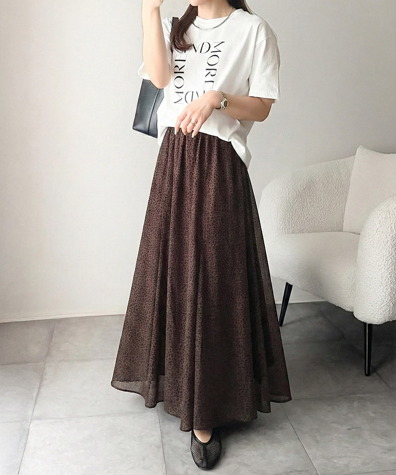 【 クラシカルエルフ classical elf 】 スカート ロング 春 レディース フレアスカート シアー 抜け感 | classicalelf | 03