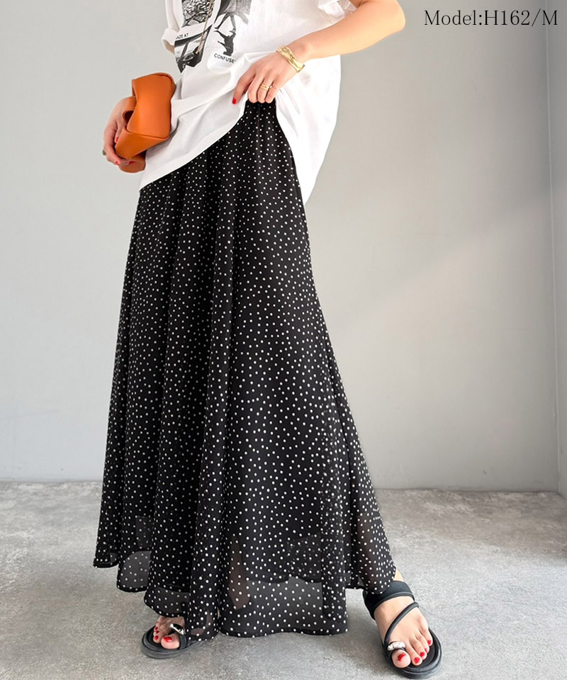 【 クラシカルエルフ classical elf 】 スカート ロング 春 レディース フレアスカート シアー 抜け感 | classicalelf | 06