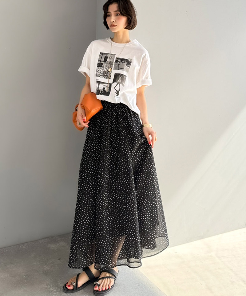 【 クラシカルエルフ classical elf 】 スカート ロング 春 レディース フレアスカート シアー 抜け感 | classicalelf | 10