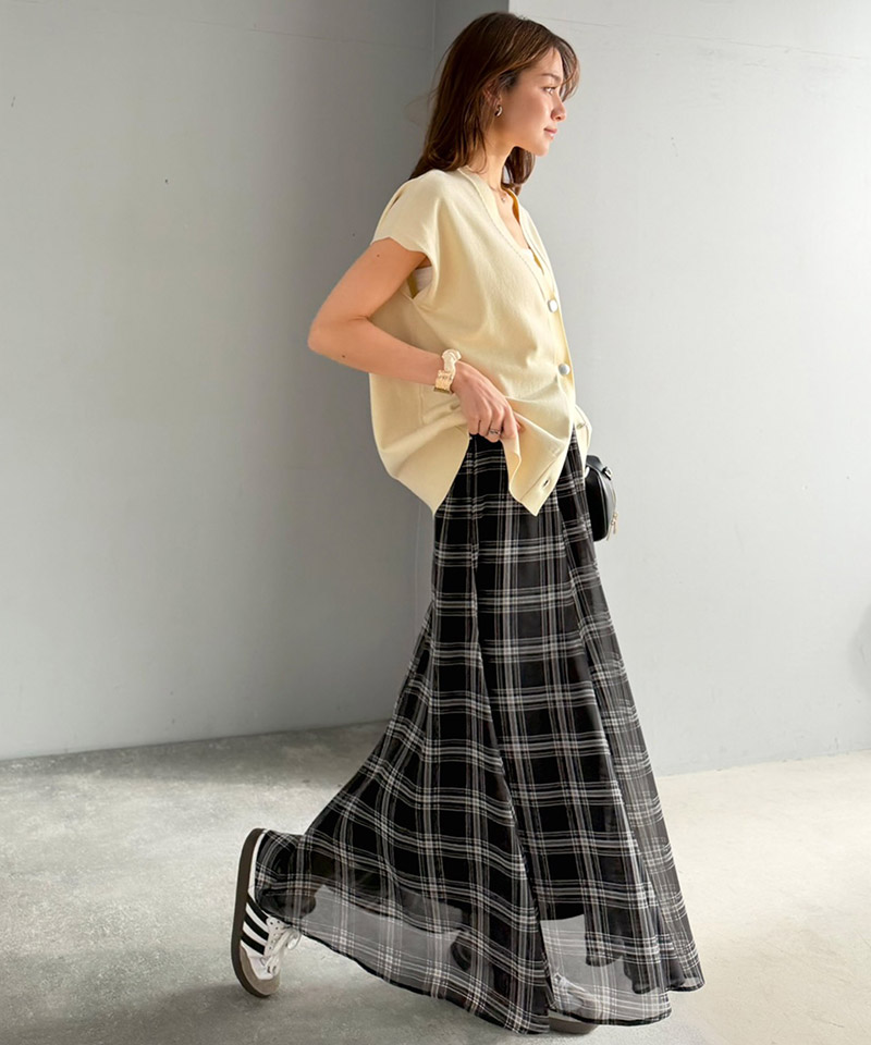 【 クラシカルエルフ classical elf 】 スカート ロング 春 レディース フレアスカート シアー 抜け感 | classicalelf | 15