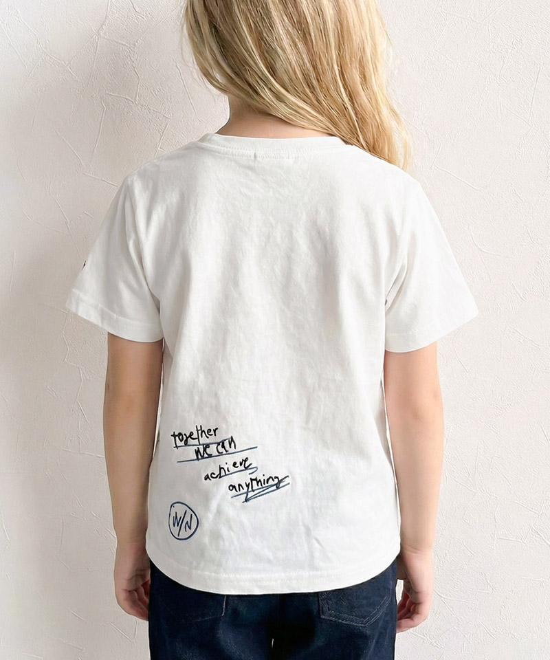 【キッズ】綿100%らくがき風刺繍 無地＆ボーダー柄半袖Tシャツ Classical Elf クラシカルエルフ ck1260396 | classicalelf | 06