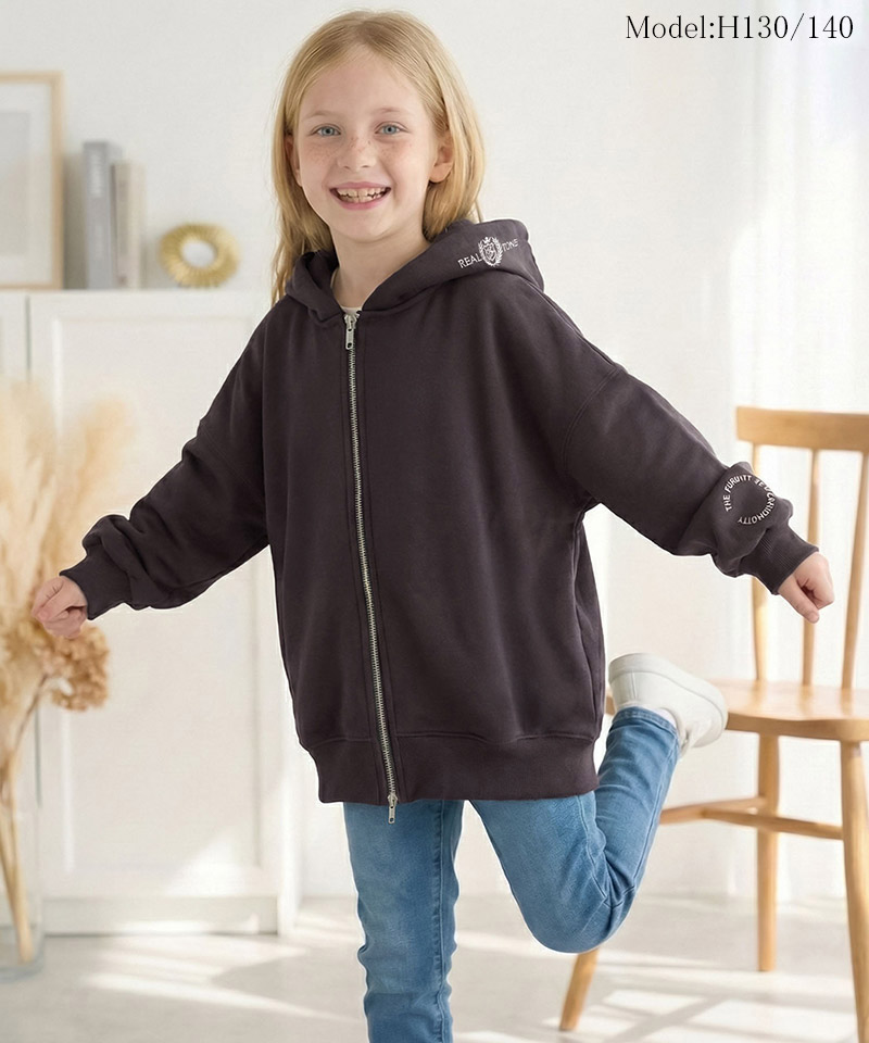 【 クラシカルエルフ classical elf 】パーカー キッズ 女の子 男の子 トップス 裏起毛 クロップド丈 ワイド 親子コーデ 姉妹 兄弟 男女兼用 ユニセックス | classicalelf | 06