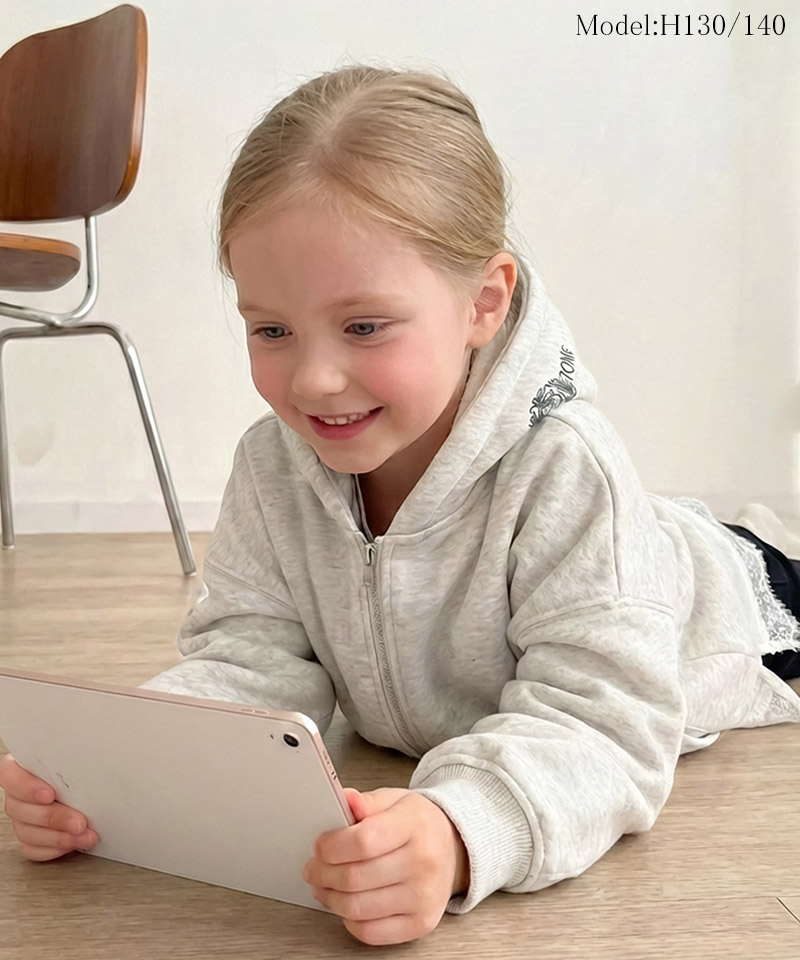 【 クラシカルエルフ classical elf 】パーカー キッズ 女の子 男の子 トップス 裏起毛 クロップド丈 ワイド 親子コーデ 姉妹 兄弟 男女兼用 ユニセックス | classicalelf | 13