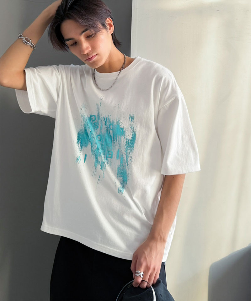 【Classical Origin】 tシャツ メンズ 半袖 トップス 綿100％ グリッチノイズ箔プリント Tee 男女兼用 ユニセックス レディース 大きいサイズ | classicalelf | 03