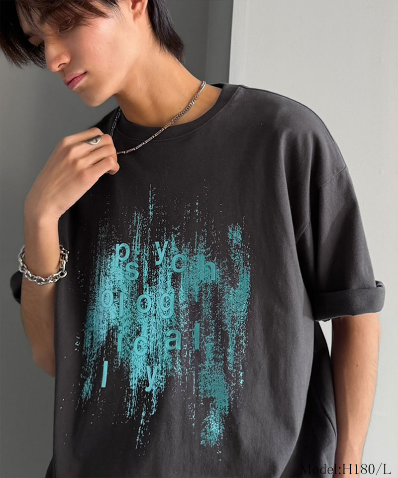 【Classical Origin】 tシャツ メンズ 半袖 トップス 綿100％ グリッチノイズ箔プリント Tee 男女兼用 ユニセックス レディース 大きいサイズ | classicalelf | 09