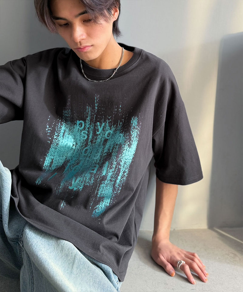【Classical Origin】 tシャツ メンズ 半袖 トップス 綿100％ グリッチノイズ箔プリント Tee 男女兼用 ユニセックス レディース 大きいサイズ | classicalelf | 10