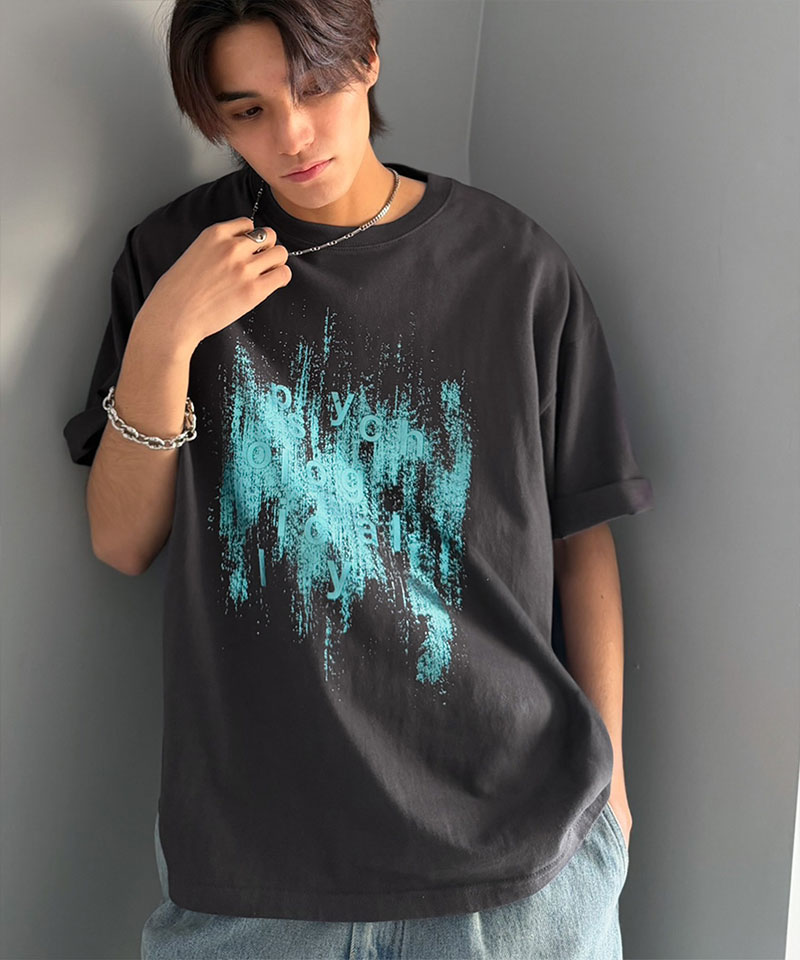 【Classical Origin】 tシャツ メンズ 半袖 トップス 綿100％ グリッチノイズ箔プリント Tee 男女兼用 ユニセックス レディース 大きいサイズ | classicalelf | 11