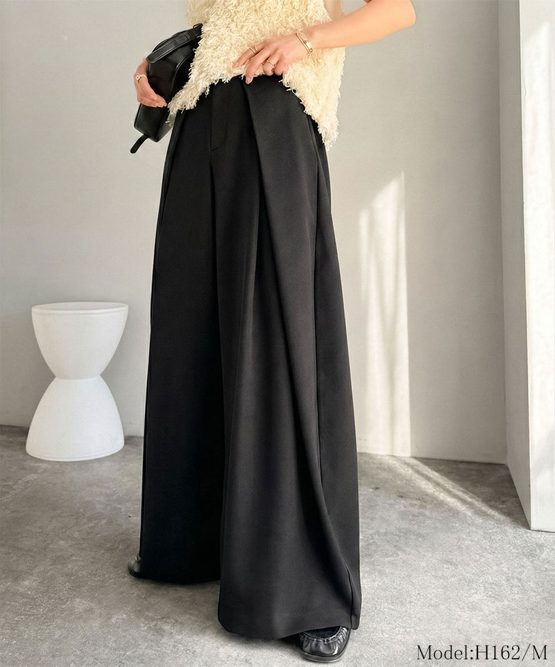 【Classical Evon】 【UVカット＆ウォッシャブル機能付き】 レディース ボトムス きれいめ パンツ ダブル | classicalelf | 02