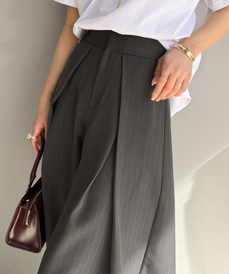 【Classical Evon】 【UVカット＆ウォッシャブル機能付き】 レディース ボトムス きれいめ パンツ ダブル | classicalelf | 08