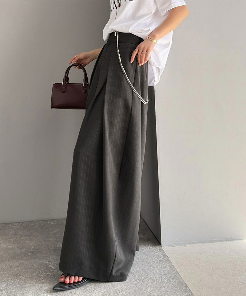 【Classical Evon】 【UVカット＆ウォッシャブル機能付き】 レディース ボトムス きれいめ パンツ ダブル | classicalelf | 10