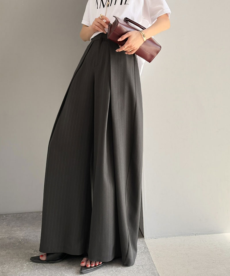 【Classical Evon】 【UVカット＆ウォッシャブル機能付き】 レディース ボトムス きれいめ パンツ ダブル | classicalelf | 11