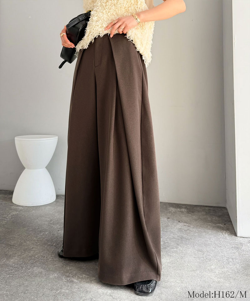 【Classical Evon】 【UVカット＆ウォッシャブル機能付き】 レディース ボトムス きれいめ パンツ ダブル | classicalelf | 12