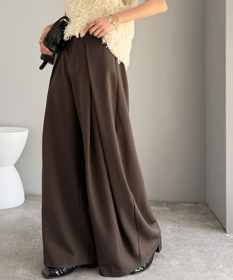 【Classical Evon】 【UVカット＆ウォッシャブル機能付き】 レディース ボトムス きれいめ パンツ ダブル | classicalelf | 14